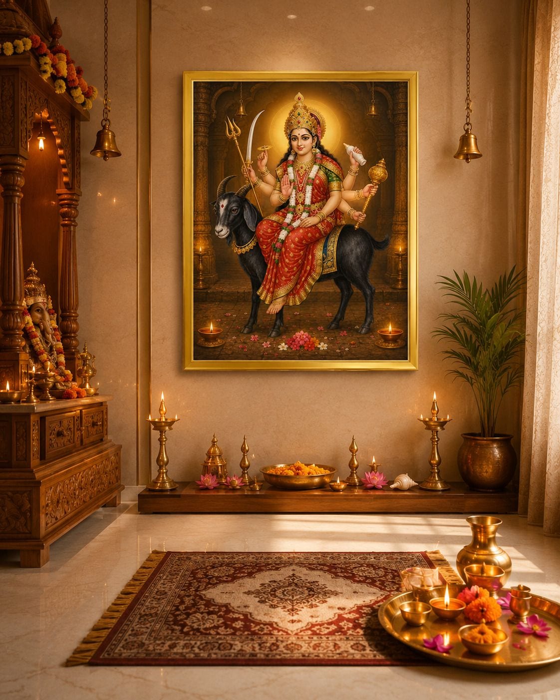 Meldi maa Religious Photo Frame — 33x24 cm